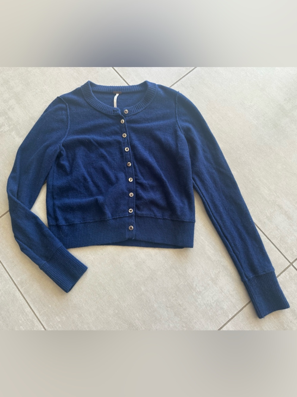 Free People Nocturnal Solid Cashmere Cardi